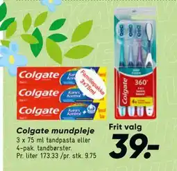 Bilka Colgate mundpleje tilbud