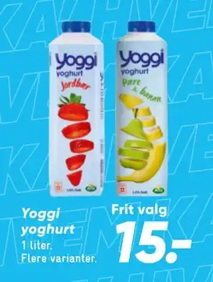 Bilka Yoggi yoghurt tilbud