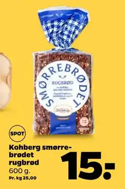 Netto Kohberg smørrebrødet rugbrød tilbud