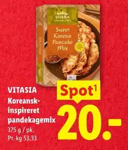 Lidl VITASIA Koreanskinspireret pandekagemix tilbud