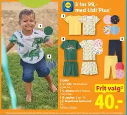 Lidl T-shirt:, App-pris tilbud