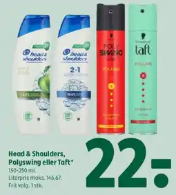 Coop 365 Head & Shoulders, Polyswing eller Taft tilbud