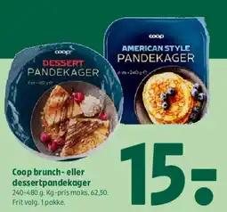 Coop 365 Coop brunch- eller dessertpandekager tilbud