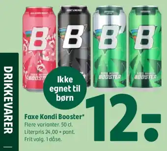 Coop 365 Faxe Kondi Booster tilbud