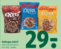 Coop 365 Kellogg's müsli tilbud