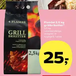 SuperBrugsen Flambé grillbriketter tilbud