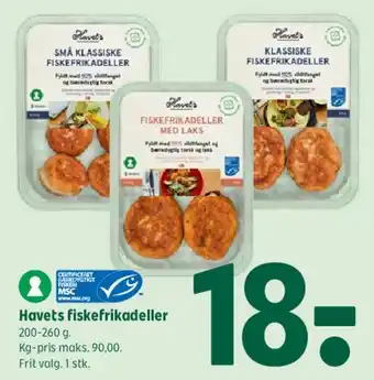 Coop 365 Havets fiskefrikadeller tilbud