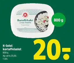 Coop 365 K-Salat kartoffelsalat tilbud