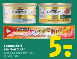 Coop 365 Gourmet Gold eller Beef Stick tilbud