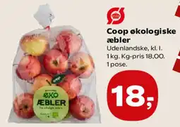 SuperBrugsen Coop økologiske æbler tilbud