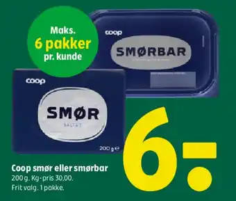 Coop smør eller smørbar