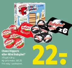 Coop 365 Cheez Dippers eller Mini Babybel tilbud