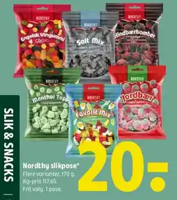 Coop 365 Nordthy slikpose tilbud