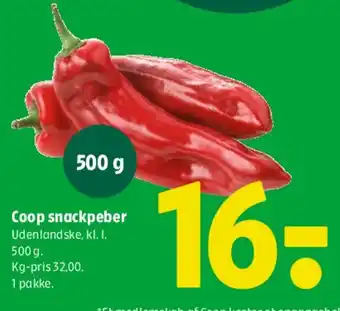 Coop 365 Coop snackpeber tilbud