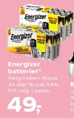 SuperBrugsen Energizer batterier tilbud