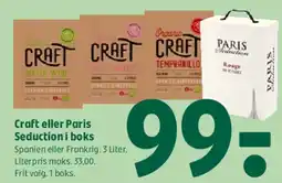 Coop 365 Craft eller Paris Seduction i boks tilbud