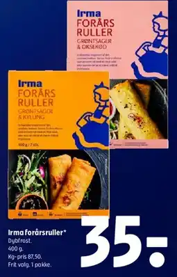 Coop 365 Irma forårsruller tilbud