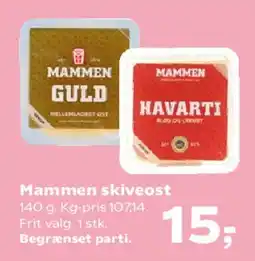 SuperBrugsen Mammen skiveost tilbud