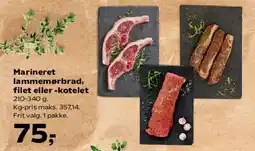 SuperBrugsen Marineret lammemørbrad, filet eller kotelet tilbud