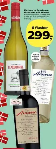 SuperBrugsen Flaxbourne Sauvignon Blanc eller Villa Annonce tilbud