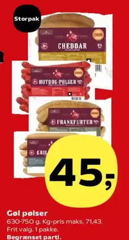 SuperBrugsen Pølser (storpak) tilbud
