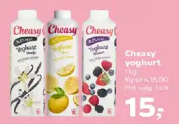 SuperBrugsen Cheasy yoghurt tilbud