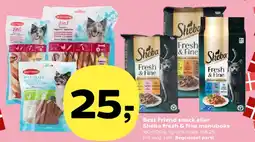 SuperBrugsen Best Friend snack eller Sheba Fresh & Fine menuboks tilbud
