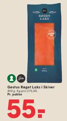 SPAR Gestus Røget Laks i Skiver tilbud