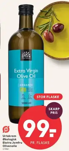 SPAR Urtekram Økologisk Ekstra Jomfru Olivenolie tilbud
