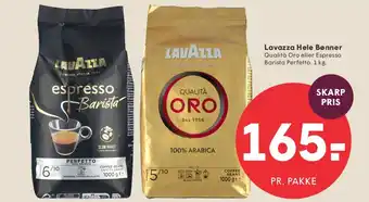SPAR Lavazza Hele Bønner tilbud