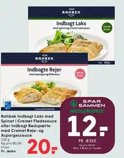 SPAR Rahbek Indbagt (Laks / Rødspætte / Rejer) tilbud