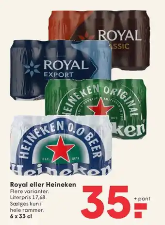 SPAR Royal eller Heineken tilbud