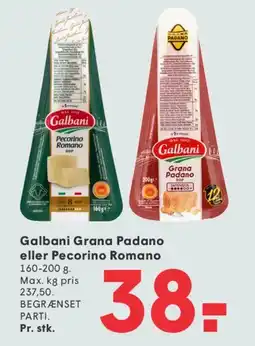 SPAR Galbani Grana Padano eller Pecorino Romano tilbud