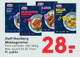 SPAR Steff Houlberg Middagsretter tilbud