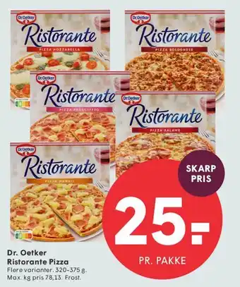 SPAR Dr. Oetker Ristorante Pizza tilbud