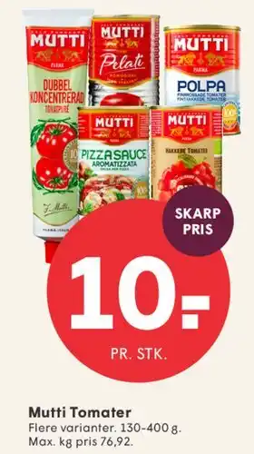 SPAR Mutti Tomater tilbud