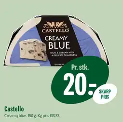 Min Købmand Castello Creamy Blue tilbud
