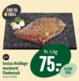 Min Købmand Gestus Hvidløgsmarineret Flanksteak tilbud