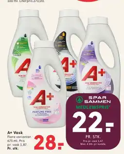 SPAR A+ Vask tilbud