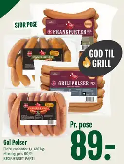 Min Købmand Pølser tilbud