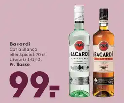 SPAR Bacardi Carta Blanca eller Spiced tilbud