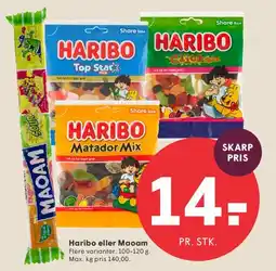 SPAR Haribo eller Maoam tilbud