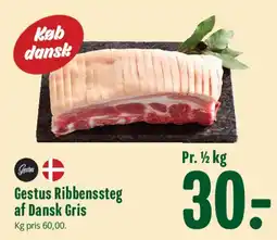 Min Købmand Gestus Ribbensteg af Dansk Gris tilbud
