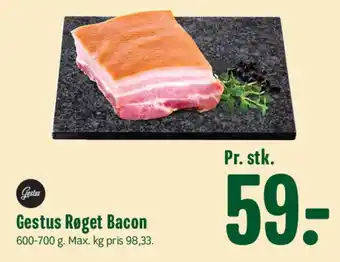 Min Købmand Gestus Røget Bacon tilbud