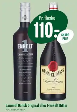 Min Købmand Gammel Dansk Original eller 1-Enkelt Bitter tilbud