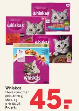 SPAR Whiskas tilbud