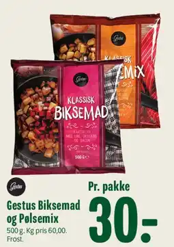 Min Købmand Gestus Biksemad og PølseMix tilbud