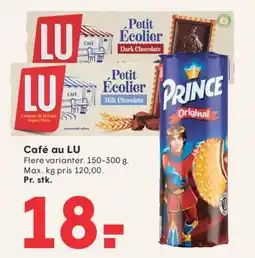 SPAR Café au LU / Kiks & kager tilbud