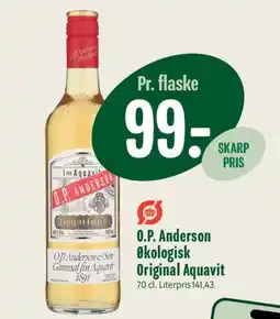 Min Købmand O.P. Anderson Økologisk Aquavit tilbud