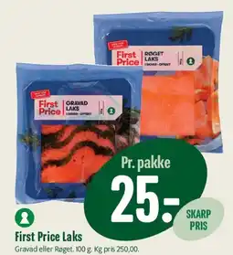 Min Købmand First Price Laks tilbud